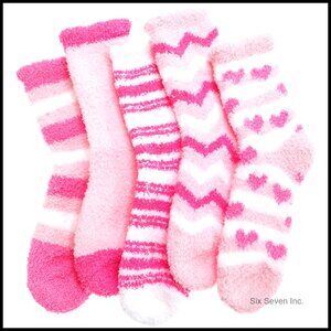 Soft Fleece Slipper Socks Cozy Winter Warm Fluffy Thick Comfy Fuzzy